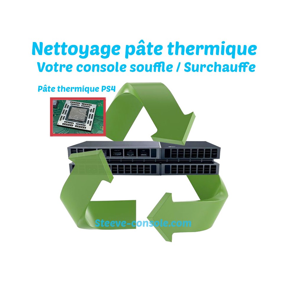 Nettoyage / remplacement pate thermique PS4 FAT/SLIM