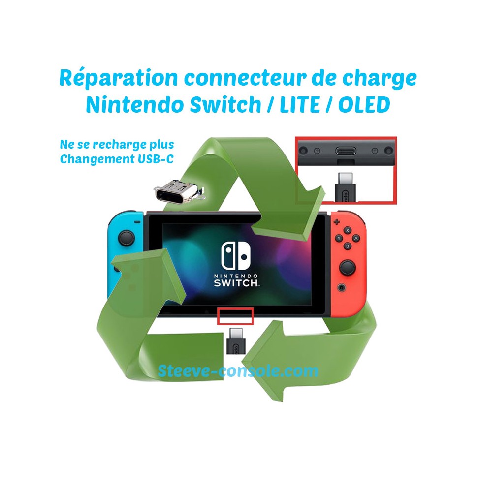 Réparation de batterie sur Nintendo Switch